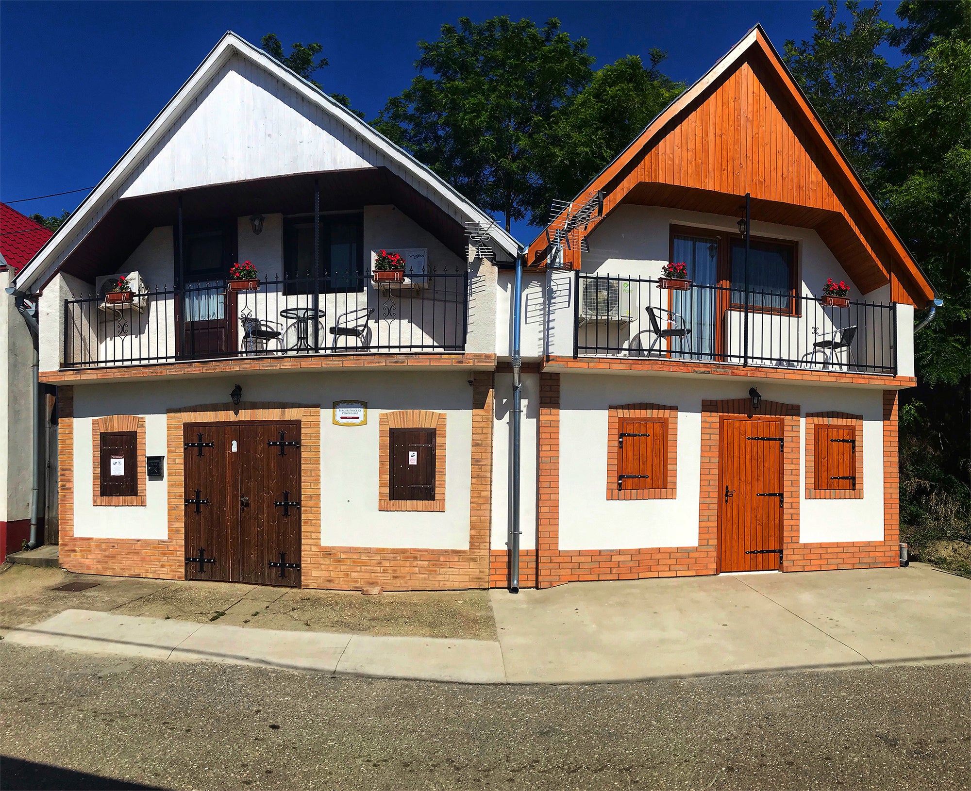 The Berger wine cellar and guesthouse in Hungary